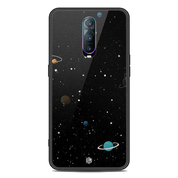 Space Series Soft Phone Case - Premium Glass Case - Design 3 - Oppo R17 Pro