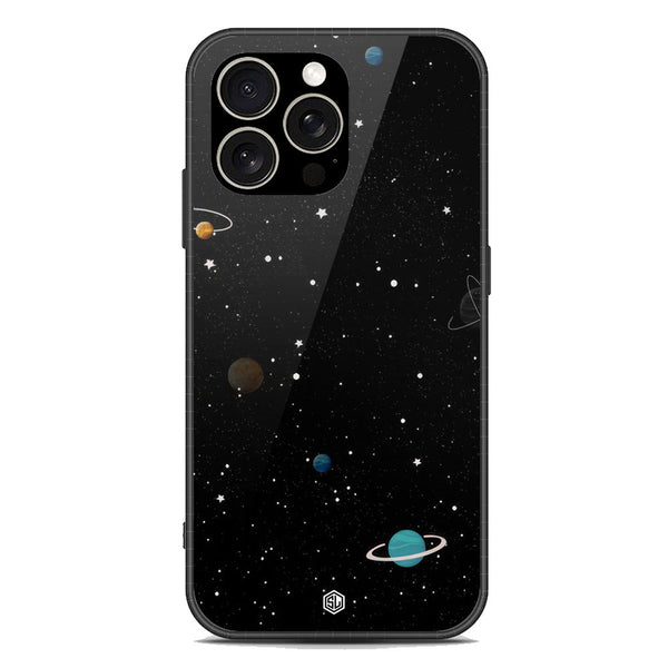 Space Series Soft Phone Case - Premium Glass Case - Design 3 - iPhone 15 Pro Max