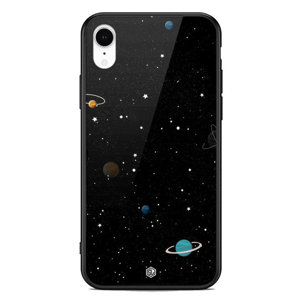 Space Series Soft Phone Case - Premium Glass Case - Design 3 - iPhone XR