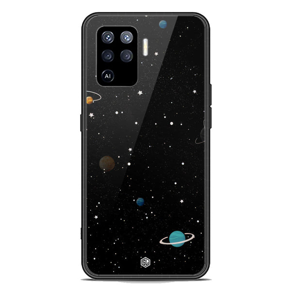 Space Series Soft Phone Case - Premium Glass Case - Design 3 - Oppo A94