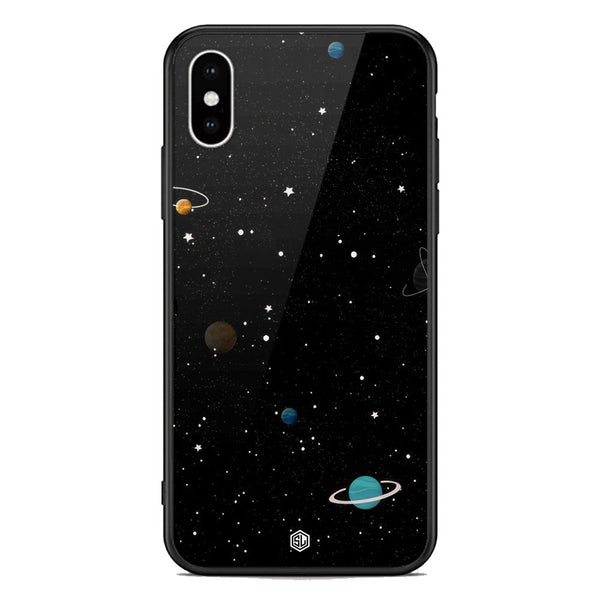 Space Series Soft Phone Case - Premium Glass Case - Design 3 - iPhone XS Max