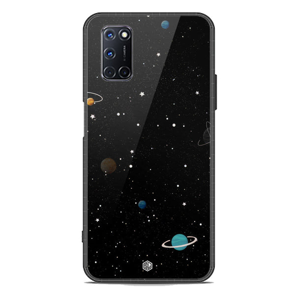 Space Series Soft Phone Case - Premium Glass Case - Design 3 - Oppo A72