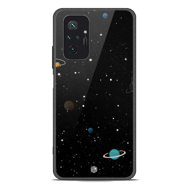 Space Series Soft Phone Case - Premium Glass Case - Design 3 - Xiaomi Redmi Note 10 Pro Max