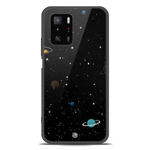 Space Series Soft Phone Case - Premium Glass Case - Design 3 - Xiaomi Redmi Note 10 Pro 5G