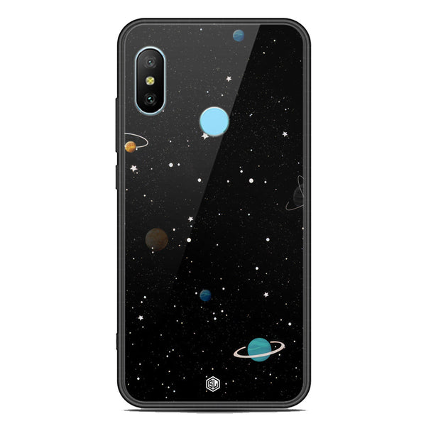 Space Series Soft Phone Case - Premium Glass Case - Design 3 - Xiaomi Redmi Note 6 Pro
