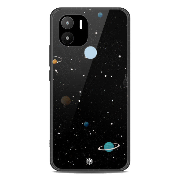 Space Series Soft Phone Case - Premium Glass Case - Design 3 - Xiaomi Redmi A1 Plus