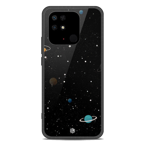 Space Series Soft Phone Case - Premium Glass Case - Design 3 - Xiaomi Redmi 10C