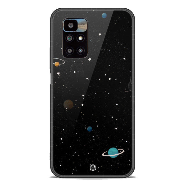Space Series Soft Phone Case - Premium Glass Case - Design 3 - Xiaomi Redmi 10
