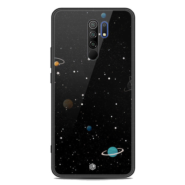 Space Series Soft Phone Case - Premium Glass Case - Design 3 - Xiaomi Redmi 9 Prime