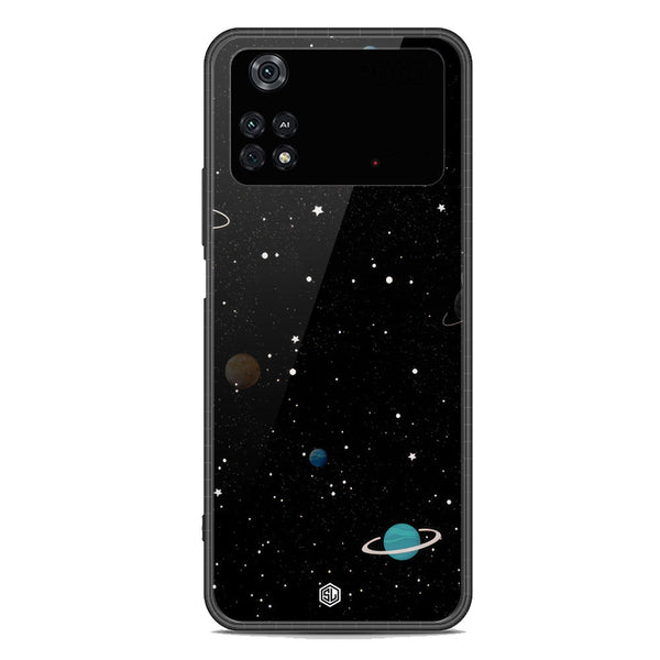 Space Series Soft Phone Case - Premium Glass Case - Design 3 - Xiaomi Poco M4 Pro 5G