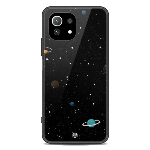 Space Series Soft Phone Case - Premium Glass Case - Design 3 - Xiaomi Mi 11 Lite