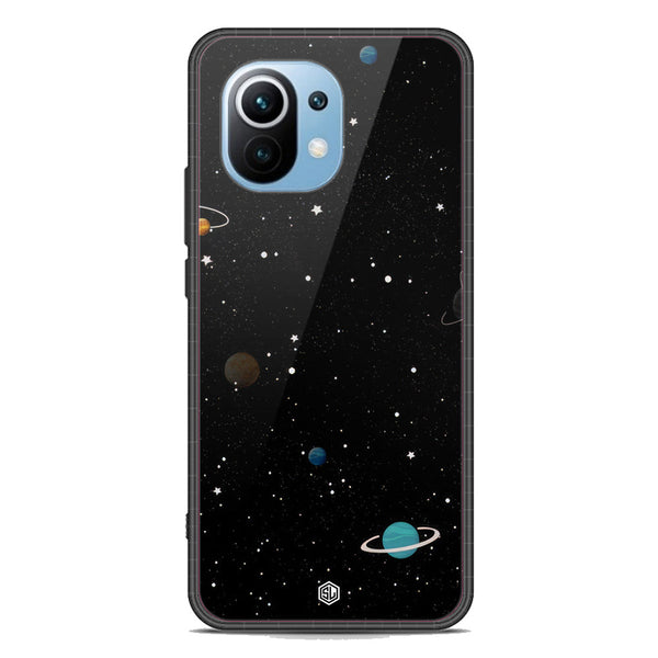 Space Series Soft Phone Case - Premium Glass Case - Design 3 - Xiaomi Mi 11