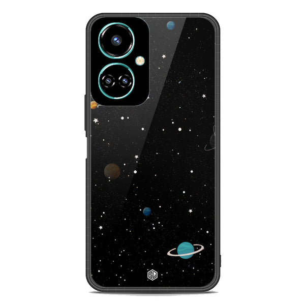 Space Series Soft Phone Case - Premium Glass Case - Design 3 - Tecno Camon 19