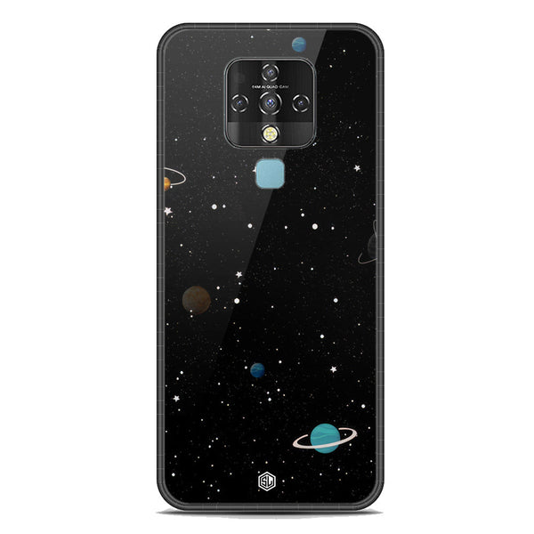 Space Series Soft Phone Case - Premium Glass Case - Design 3 - Tecno Camon 16