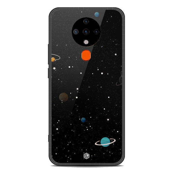 Space Series Soft Phone Case - Premium Glass Case - Design 3 - Tecno Spark 6