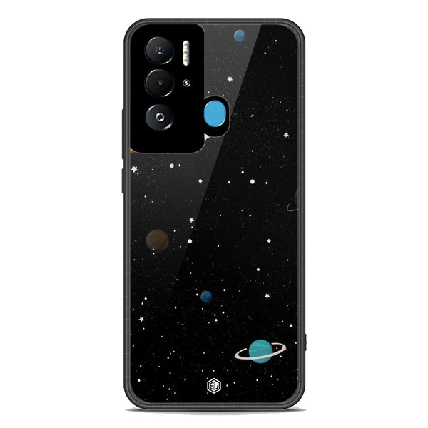 Space Series Soft Phone Case - Premium Glass Case - Design 3 - Tecno Pova Neo