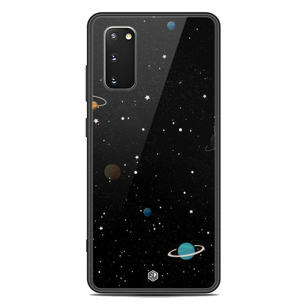 Space Series Soft Phone Case - Premium Glass Case - Design 3 - Samsung Galaxy S20 Plus