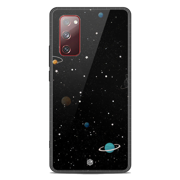 Space Series Soft Phone Case - Premium Glass Case - Design 3 - Samsung Galaxy S20 FE