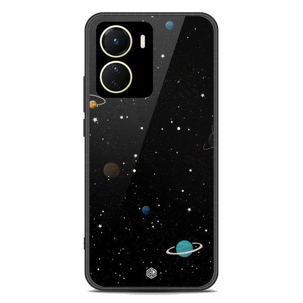Space Series Soft Phone Case - Premium Glass Case - Design 3 - Vivo Y56 5G