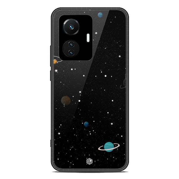 Space Series Soft Phone Case - Premium Glass Case - Design 3 - Vivo Y55 4G