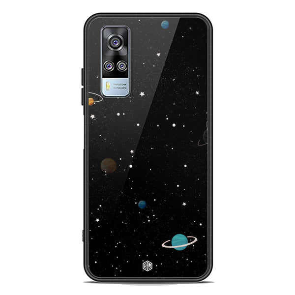Space Series Soft Phone Case - Premium Glass Case - Design 3 - Vivo Y51 (2020 December)