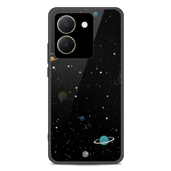 Space Series Soft Phone Case - Premium Glass Case - Design 3 - Vivo Y36 4G