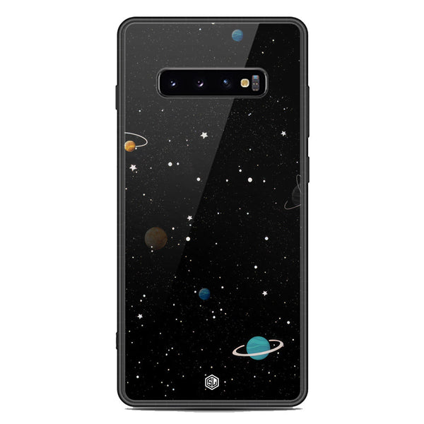Space Series Soft Phone Case - Premium Glass Case - Design 3 - Samsung Galaxy S10 Plus