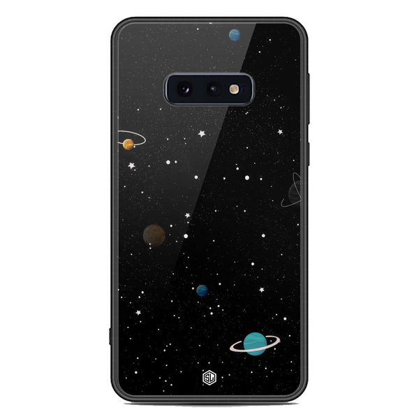 Space Series Soft Phone Case - Premium Glass Case - Design 3 - Samsung Galaxy S10e