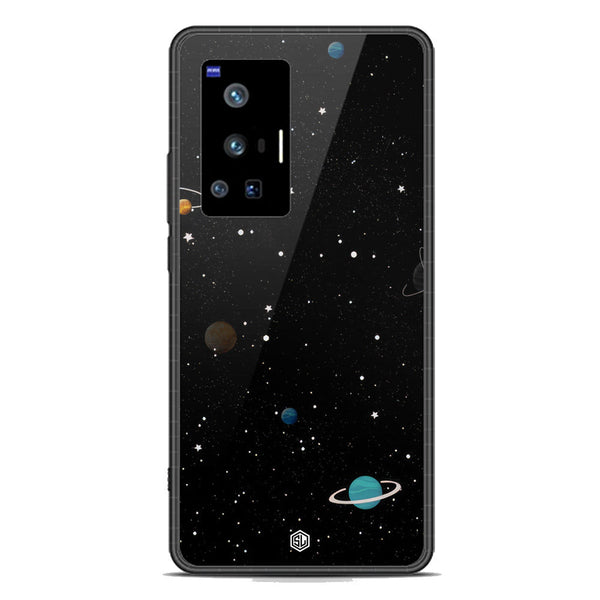 Space Series Soft Phone Case - Premium Glass Case - Design 3 - Vivo X70 Pro