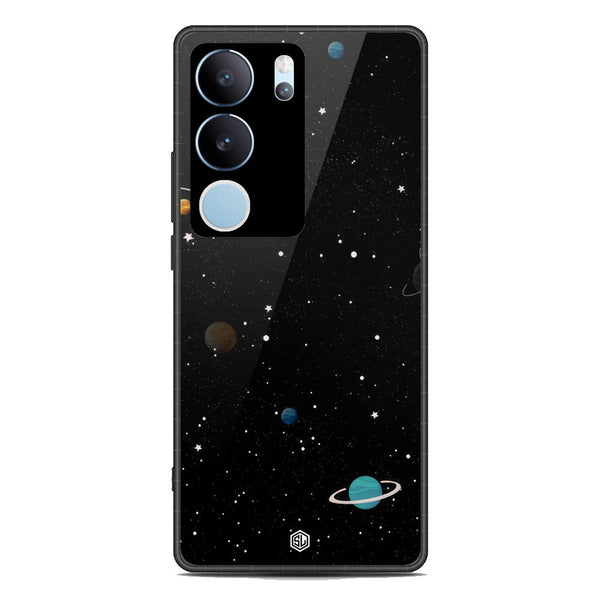 Space Series Soft Phone Case - Premium Glass Case - Design 3 - Vivo V29