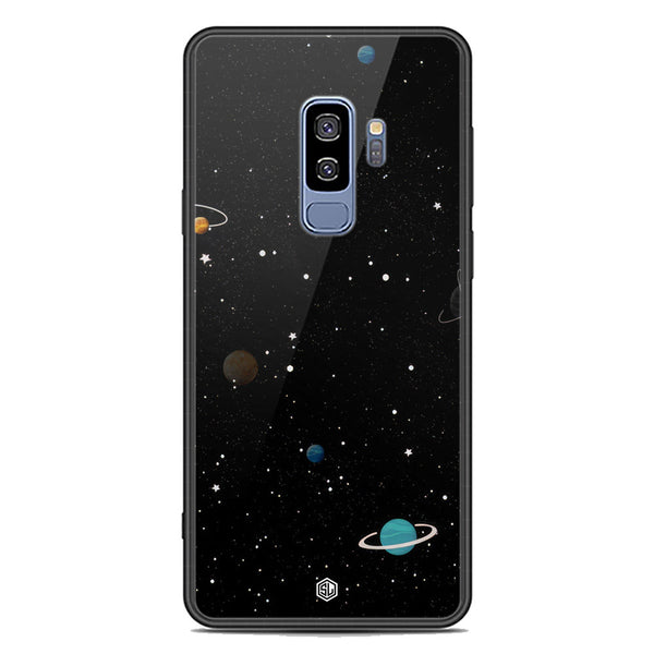 Space Series Soft Phone Case - Premium Glass Case - Design 3 - Samsung Galaxy S9 Plus