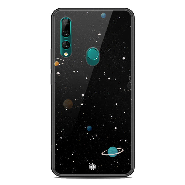 Space Series Soft Phone Case - Premium Glass Case - Design 3 - Huawei Y9 Prime 2019