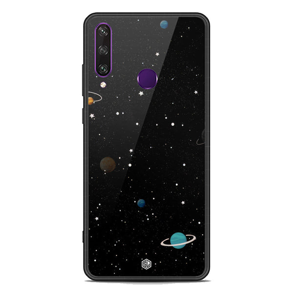 Space Series Soft Phone Case - Premium Glass Case - Design 3 - Huawei Y6p