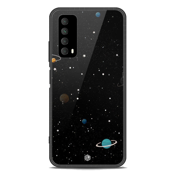 Space Series Soft Phone Case - Premium Glass Case - Design 3 - Huawei P smart 2021