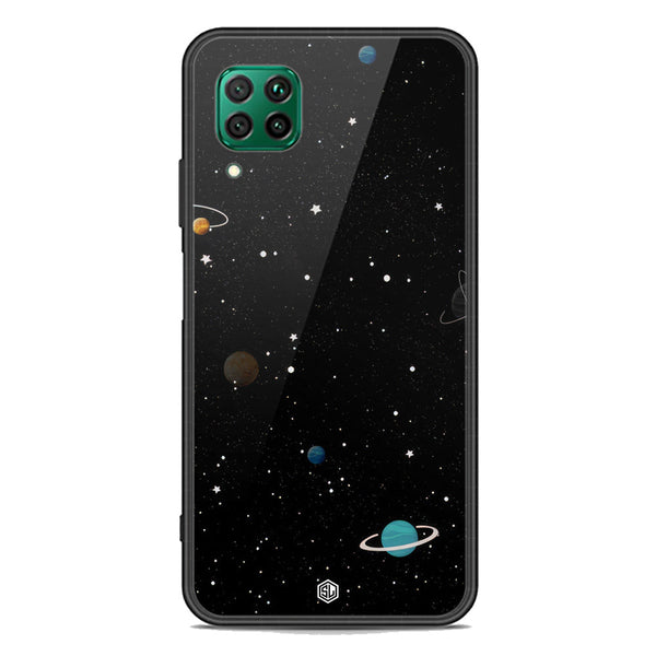 Space Series Soft Phone Case - Premium Glass Case - Design 3 - Huawei P40 lite