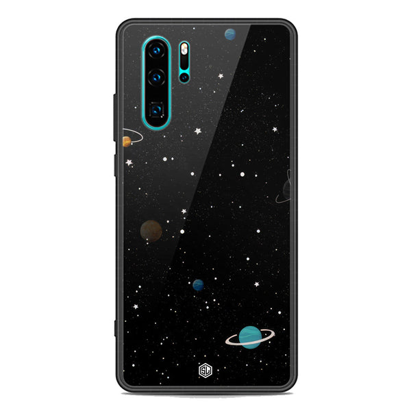 Space Series Soft Phone Case - Premium Glass Case - Design 3 - Huawei P30 Pro