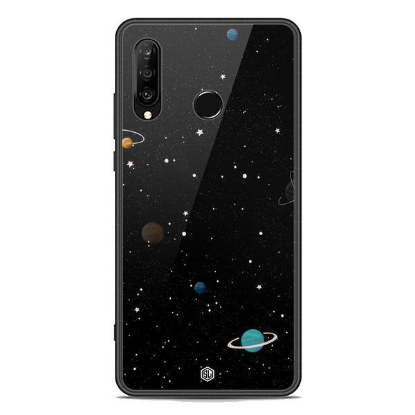 Space Series Soft Phone Case - Premium Glass Case - Design 3 - Huawei Nova 4e