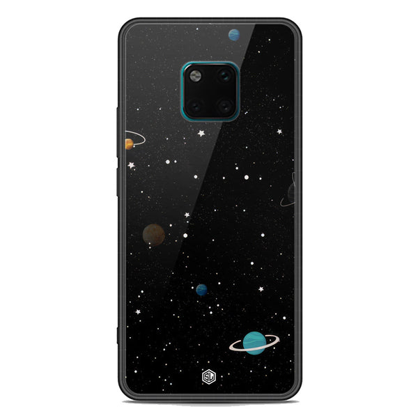 Space Series Soft Phone Case - Premium Glass Case - Design 3 - Huawei Mate 20 Pro