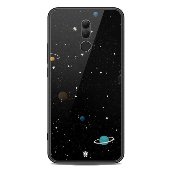 Space Series Soft Phone Case - Premium Glass Case - Design 3 - Huawei Mate 20 Lite