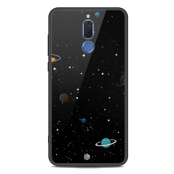 Space Series Soft Phone Case - Premium Glass Case - Design 3 - Huawei Mate 10 Lite