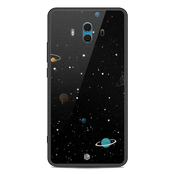 Space Series Soft Phone Case - Premium Glass Case - Design 3 - Huawei Mate 10
