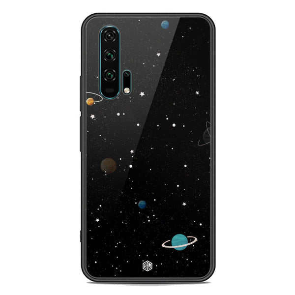 Space Series Soft Phone Case - Premium Glass Case - Design 3 - Honor 20 Pro