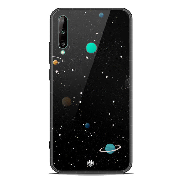 Space Series Soft Phone Case - Premium Glass Case - Design 3 - Honor 9C