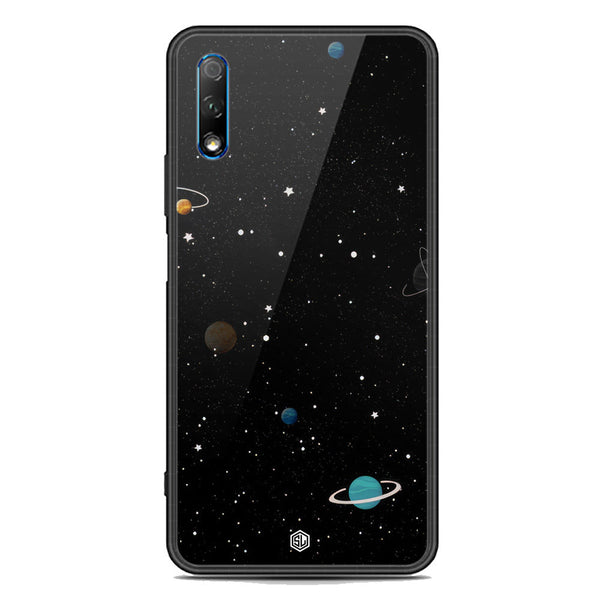 Space Series Soft Phone Case - Premium Glass Case - Design 3 - Honor 9x