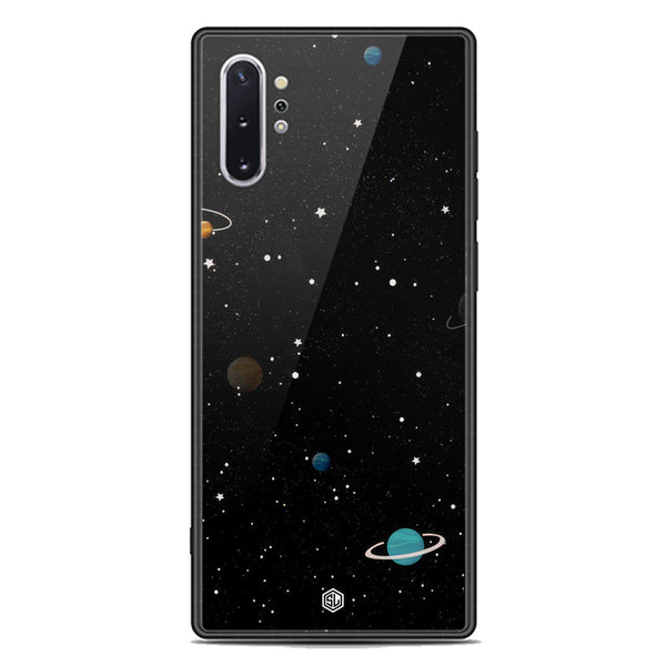 Space Series Soft Phone Case - Premium Glass Case - Design 3 - Samsung Galaxy Note 10 Plus