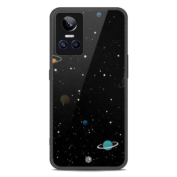 Space Series Soft Phone Case - Premium Glass Case - Design 3 - Realme GT Neo 3