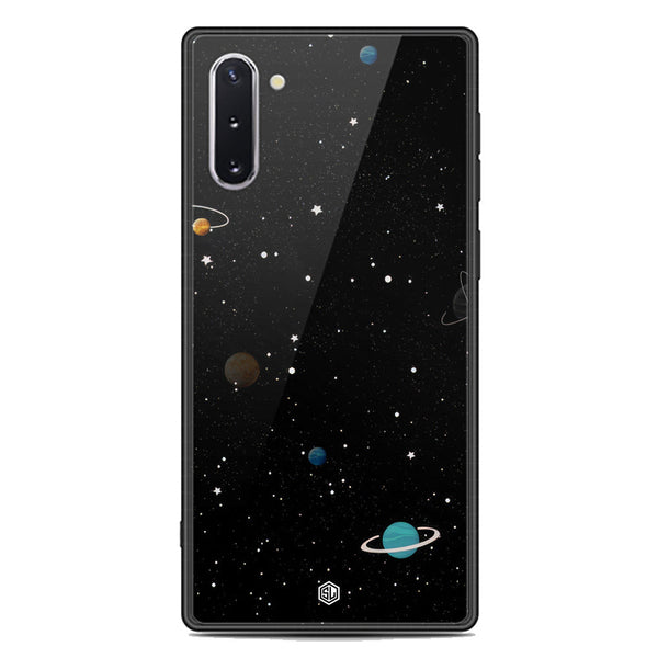 Space Series Soft Phone Case - Premium Glass Case - Design 3 - Samsung Galaxy Note 10