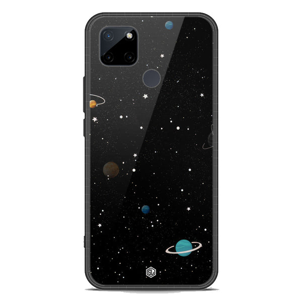 Space Series Soft Phone Case - Premium Glass Case - Design 3 - Realme C21Y