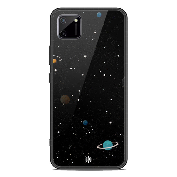 Space Series Soft Phone Case - Premium Glass Case - Design 3 - Realme C11 2021