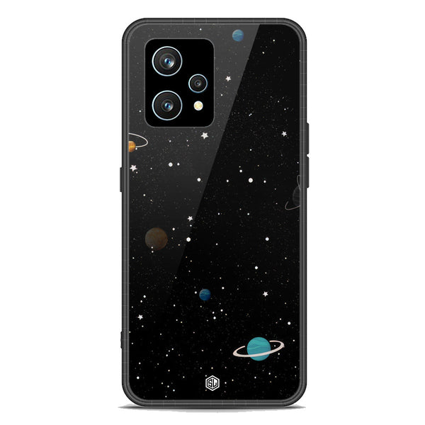 Space Series Soft Phone Case - Premium Glass Case - Design 3 - Realme 9 Pro Plus